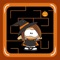 In Halloween Maze Race you have to lead a witch (or a picture of yourself as a witch