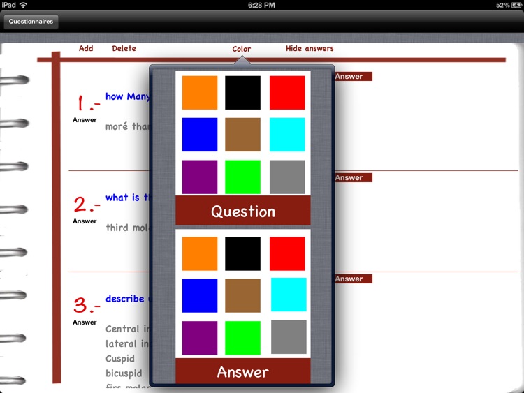 Questionnaires screenshot-4