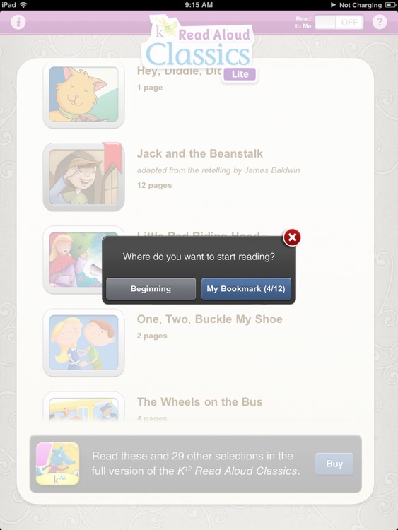 K12 Read Aloud Classics Lite screenshot-4