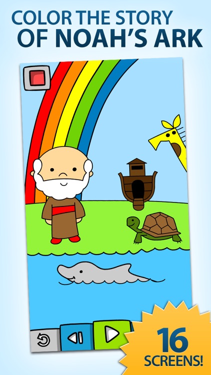 Noah's Ark Playable Coloring Book