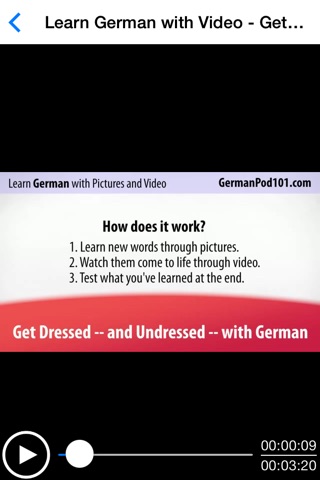 Learn German in Videos screenshot 2