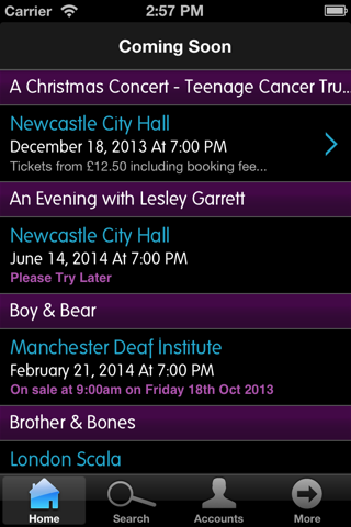 Ticketline screenshot 4