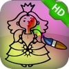 Pretty Princess Coloring Book HD