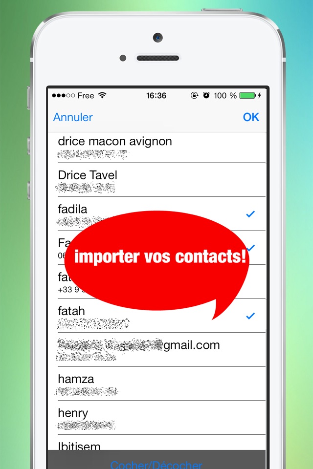 SMS GROUPE : Envoyer des MESSAGES TEXTO groupés à vos amis, famille ! screenshot 2