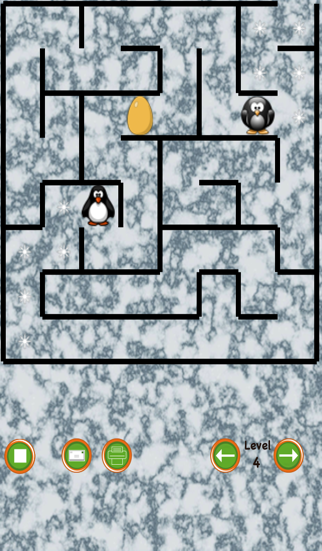 Screenshot #1 pour Manchot Labyrinthe (chercher l'œuf)