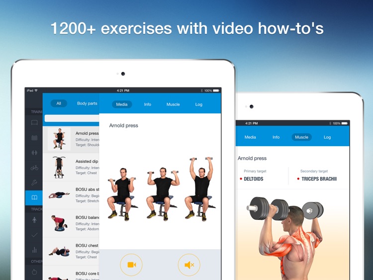 All-in Fitness HD: 1200 Exercises, 160 Workout Plans & Routines, Calorie Calculator
