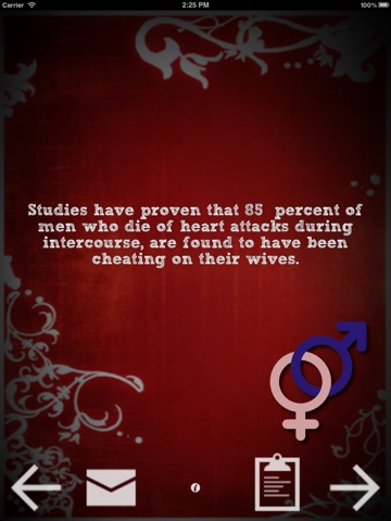 Sex Facts + for iPad screenshot 2