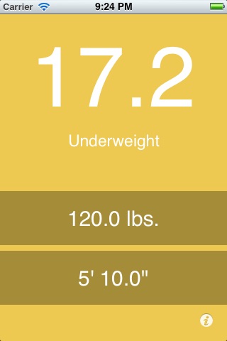 Simple BMI screenshot 2