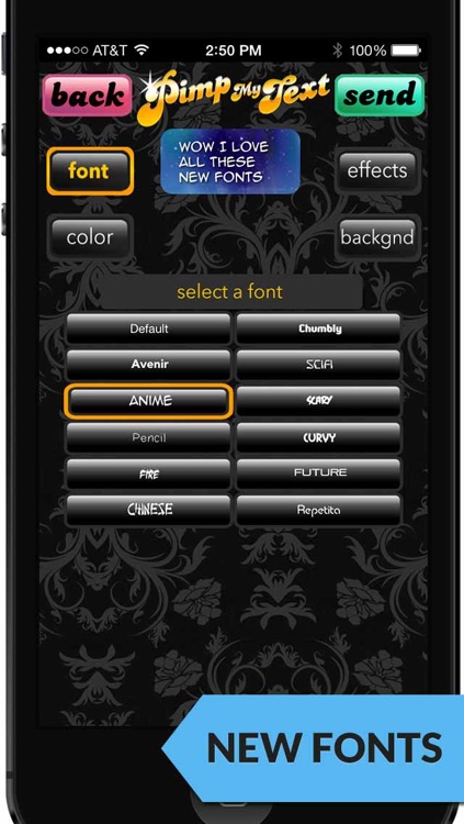 Pimp My Text PRO - Send Color Text Messages with Emoji 2 screenshot-3