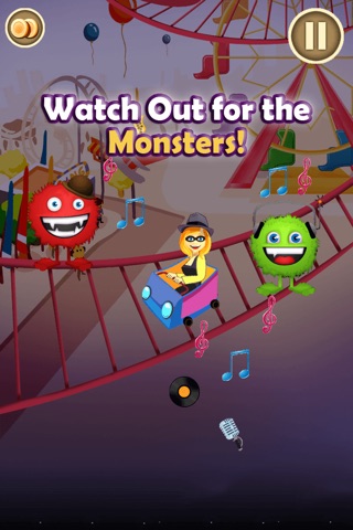 Fashion Bandit Girl and the Star Coaster: Tap, Groove, and Rock out to the Addictive Beat Experience! A Free Funny Music Game for Kid Rockstars screenshot 4