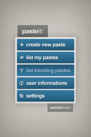 PasteIt - Pastebin.com client screenshot 2