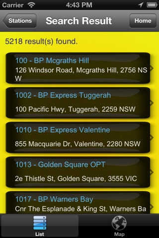 Australia Petrol Service Stations Locator screenshot 4