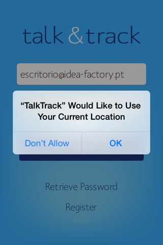 Talk and Track screenshot 2