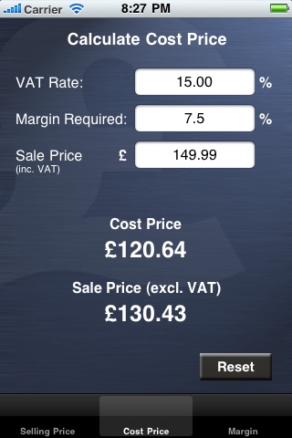 Gross Margin / Markup Calc screenshot 4