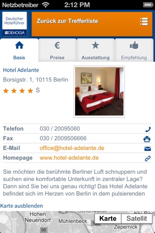 Deutscher Hotelführer screenshot 2