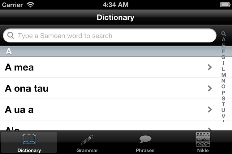Samoa Dictionary by Nikle LLC