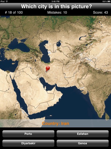 Around World Map Quiz screenshot 2