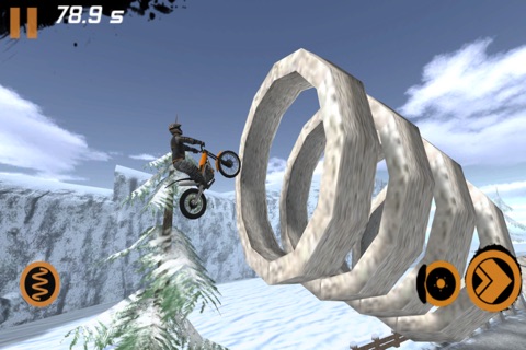 TrialX2 Winter Free screenshot 2