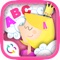 Princess ABC: Learn to Write - Free Kids Alphabet App for Preschool Girls - Letter Tracing Interactive Educational Game based on Montessori Logical Match Quiz for Kindergarten Children