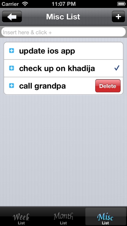 Simple Shopping List