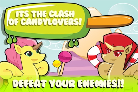 Little Unicorns in Candy land - My Fun Jumping & Flying Girly Game screenshot 3