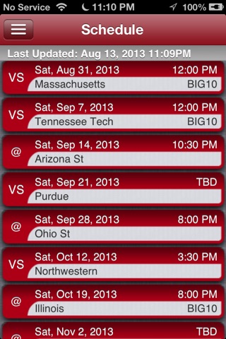 Wisconsin Football Live screenshot 3