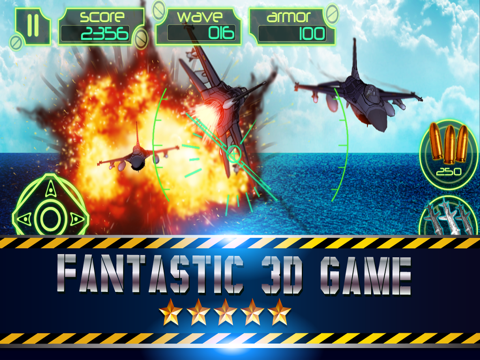 3D Super sonic Jet Fighter - Mig vs Best USAF killer pilots flight simのおすすめ画像3