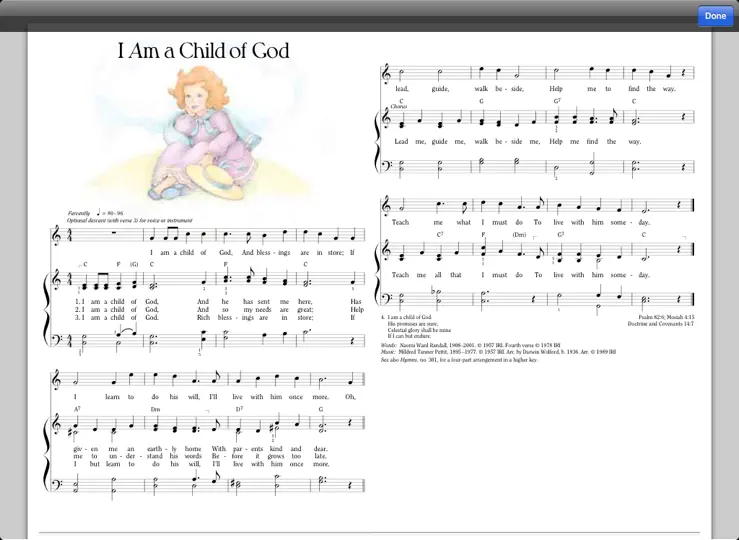 Скриншот LDS Music For IPad на iPhone 6