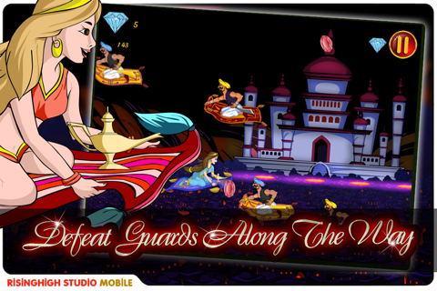 Arabian Princess in the Night of the Great Royal Kingdom Palace Escape - Free Kids Game screenshot 4