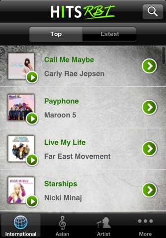 Hits Music Ringback Tone screenshot 2