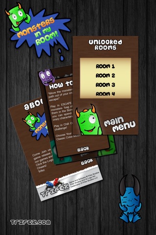 Monsters In My Room - Addictive Free Puzzle Game HD screenshot 4