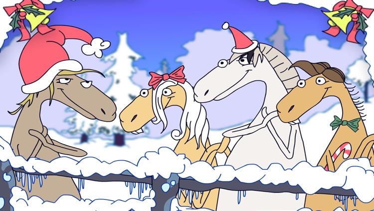 Christmas Singing Horses