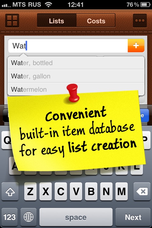 Grocery Mate Lite – Easy-to-Use Shopping List and Expense Tracker