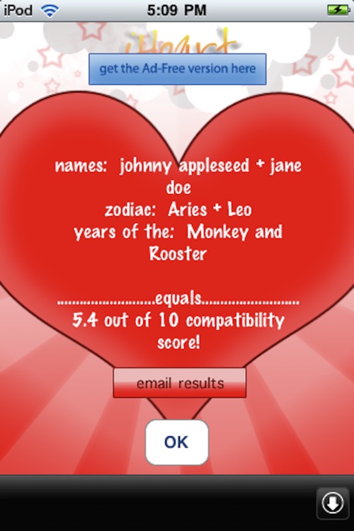 iHeart Love Compatibility Match Calculator Free - Test Your Crush!