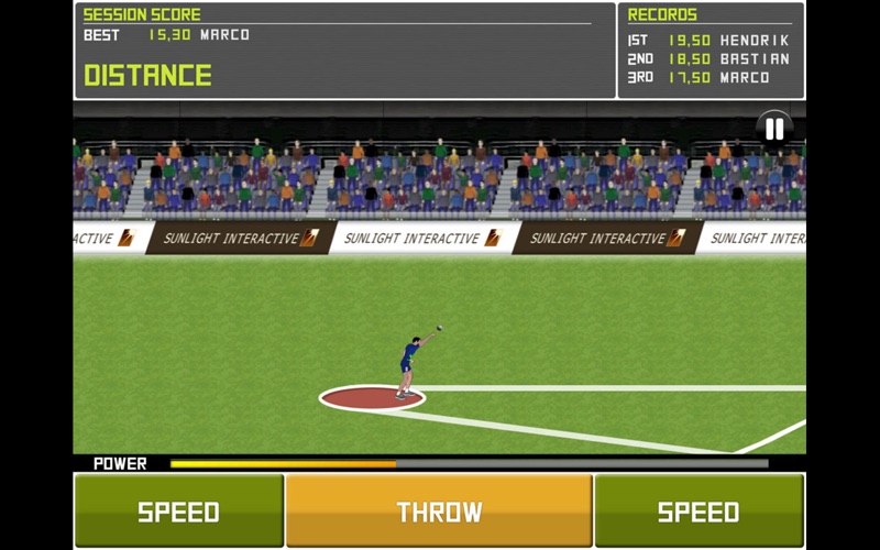 deluxe track&field lite iphone screenshot 3