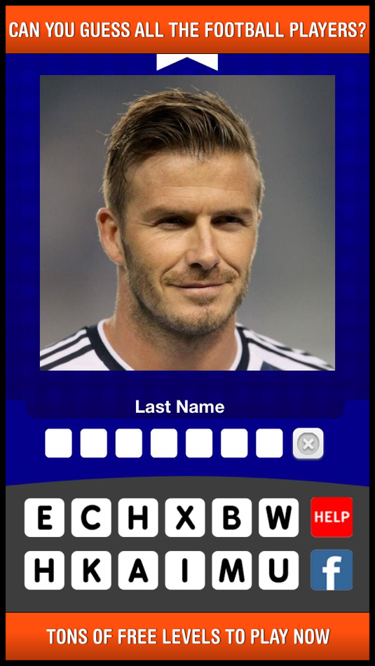 Football player logo team quiz game: guess who's the top new real fame soccer star face pic - 1.2 - (iOS)