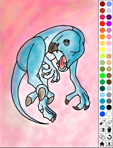 Dino super coloring book screenshot 3