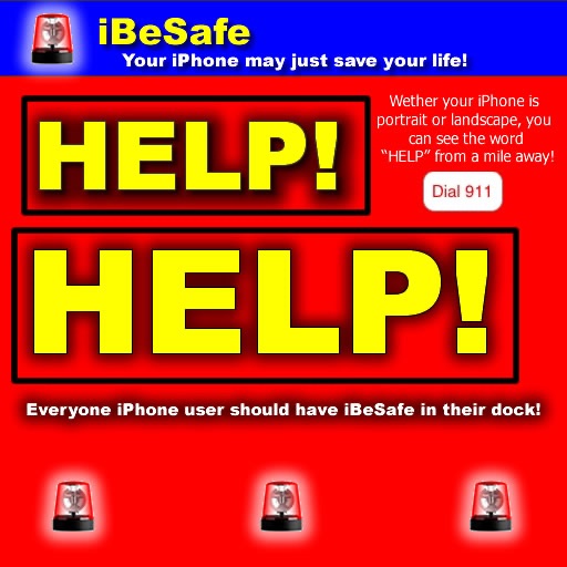 iBeSafe - Instant Life Saving Help on your iPhone ( iPhone Only ) icon