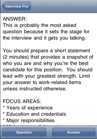 Interview Pro screenshot 2