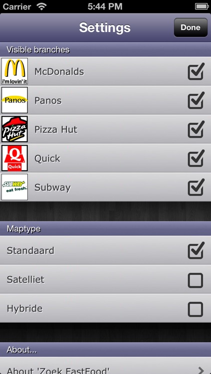 Zoek Fastfood Belgium screenshot-4