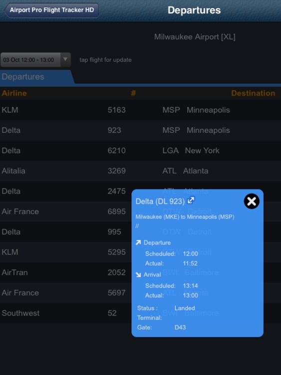 Milwaukee Airport Pro (MKE)+ Flight Tracker HD