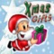 A platform game where Santa Claus jumps from one platform to the next, avoiding obstacles and collecting gifts