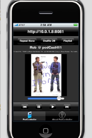 Music Remote™ (Remotely control the iPod player in your iPhone, iPod touch and iPad) screenshot 4