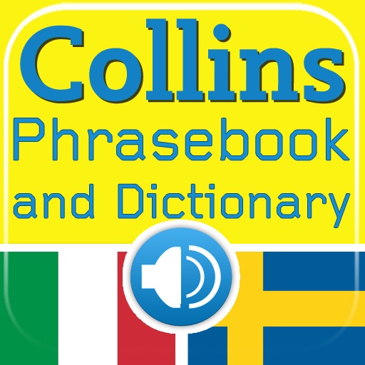 Collins Italian<->Swedish Phrasebook & Dictionary with Audio icon