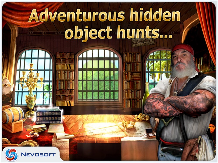 Pirate Adventures HD lite: hidden object game