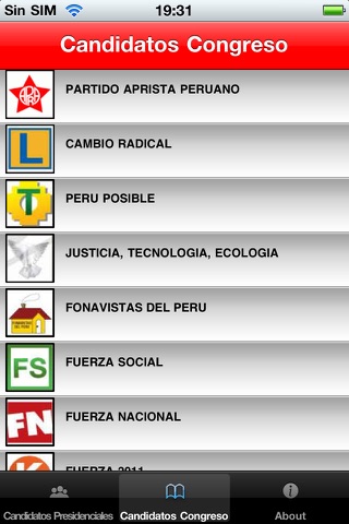 Elecciones Presidenciales Perú 2011 screenshot 2