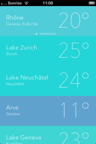 Splash° - Temperatures screenshot 2