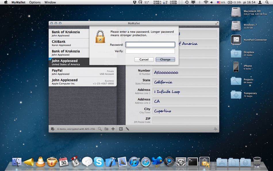#4. MyWallet Lite - Secure password manager (macOS) Bởi: Pavel Kanzelsberger