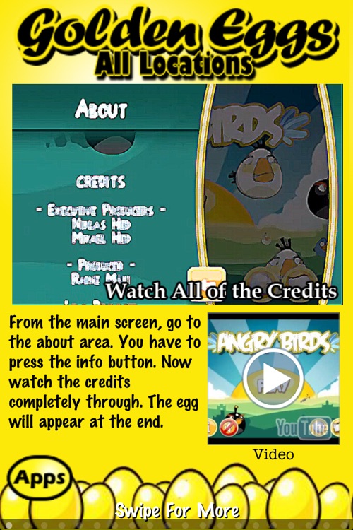 Free Golden Eggs for Angry Birds ~ An easy guide and walkthrough of the hidden golden egg locations in Angry Birds