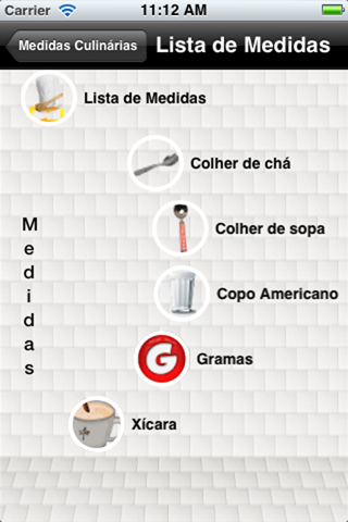 Medidas Culinárias screenshot 3